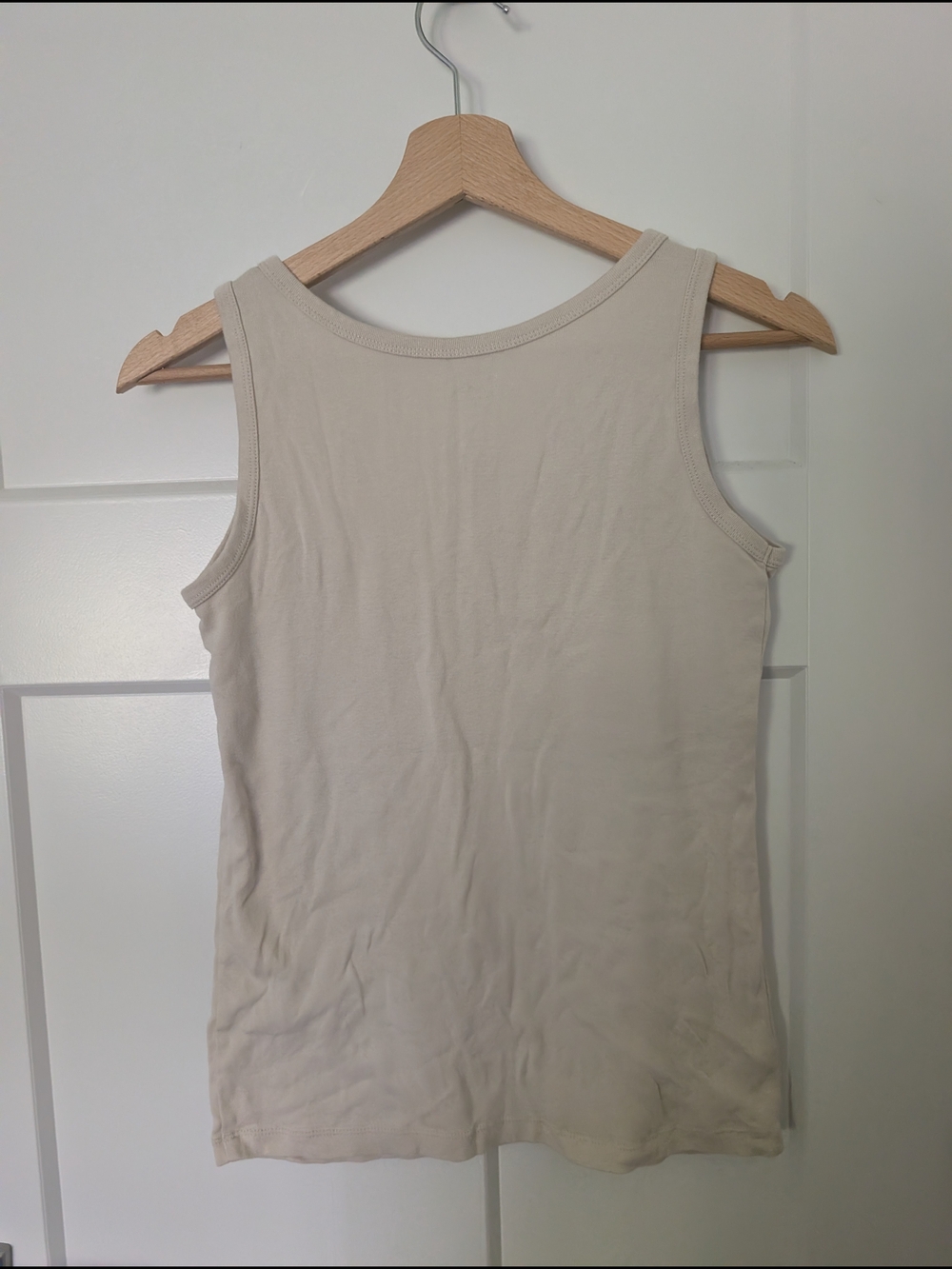 St. John's Bay Women's Scoop Neck Tank Top - Cream - Picture 3 of 3
